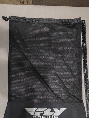 FLY Racing Men's Black Mesh Duffel Drawstring Bag